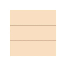 Čtvercový překližkový fotorámeček, pruhovaný, 20 x 20 cm