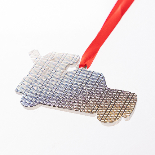 Kovová visačka na vánoční stromek pro sublimaci - pickup JOY