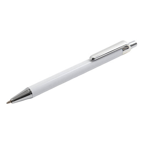 Pero pro sublimaci - bílé tělo a stříbrné doplňky + smršťovací fólie