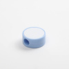 Silikonové víčko na brčko Ø 0,8 / 1 cm pro sublimaci - modrý kruh