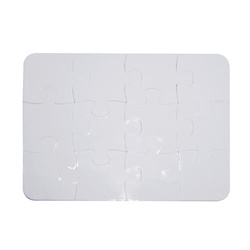 Plastové puzzle 13 x 9,5 cm 12 prvků Sublimace Termotransfer