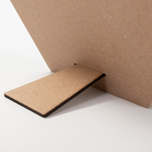 Šestihranný rámeček na fotografie z MDF pro sublimaci - 22,8 x 25,4 cm