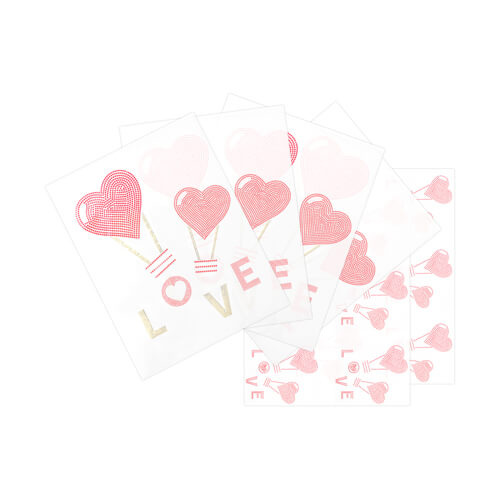 Sada zirkonových listů pro termotransfer - Love