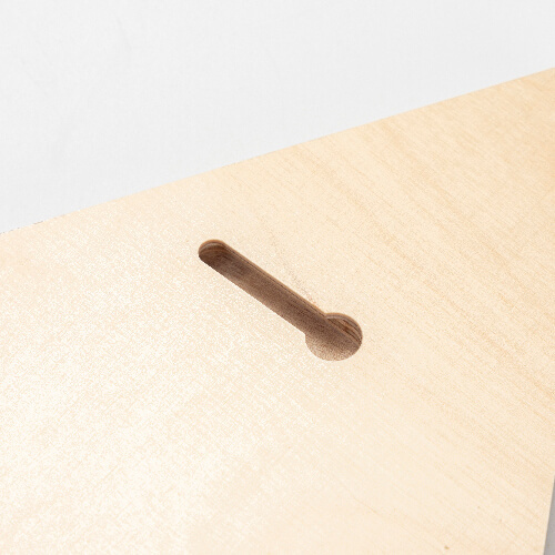 Trojúhelníkový překližkový rámeček na fotografie pro sublimaci - 17,8 x 20,3 cm