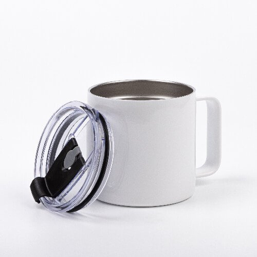 420 ml hrnek na kávu pro sublimaci - bílý