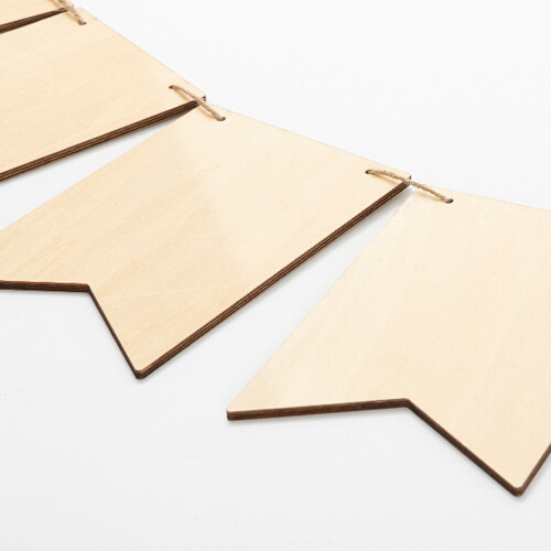 Nástěnná dekorace z překližky pro sublimaci - 8 vlajek