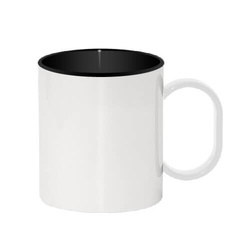 Plastový hrnek 330 ml s černým vnitřkem (pro sublimaci)