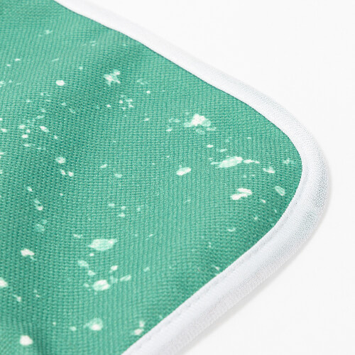 Bělená lněná zástěra Starry Green pro sublimaci