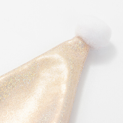 Čepice z brokátu svatého Patrika - sublimace - šampaňská