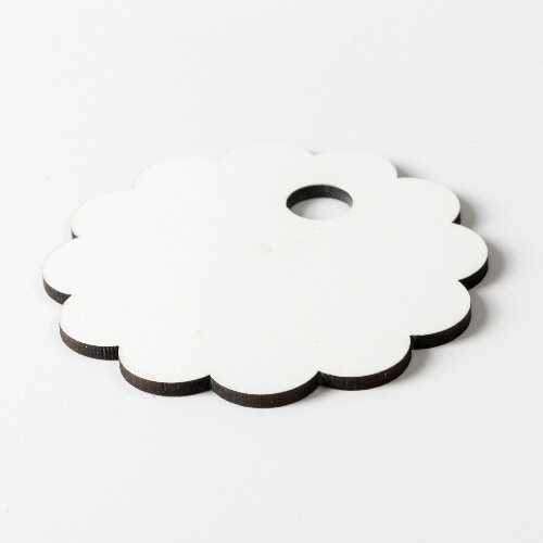 Vláknitá jmenovka pro hrnek 780 / 900 / 1050 / 1260 ml pro sublimaci - ozubené kolečko