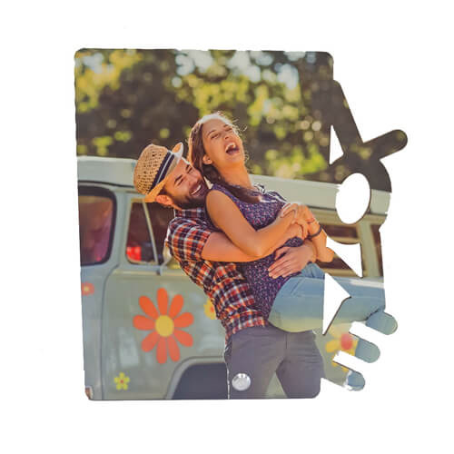 Fotorámeček vertikální MDF 20 x 22 cm - Love - Sublimační termotransferový