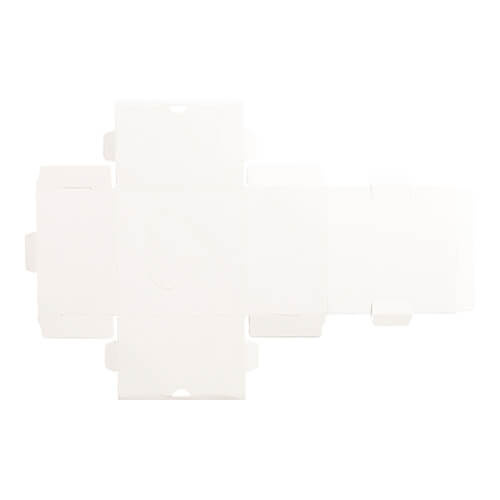 Dárková krabička s okénkem ve tvaru srdce pro sublimaci - 10,2 x 10,5 x 6,6 cm