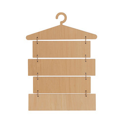 Pět závěsných překližkových rámečků pro sublimaci - věšák