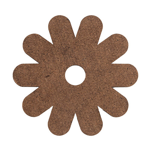 Jmenovka z dřevovláknitých desek na hrnek 1200 ml pro sublimaci - chryzantéma