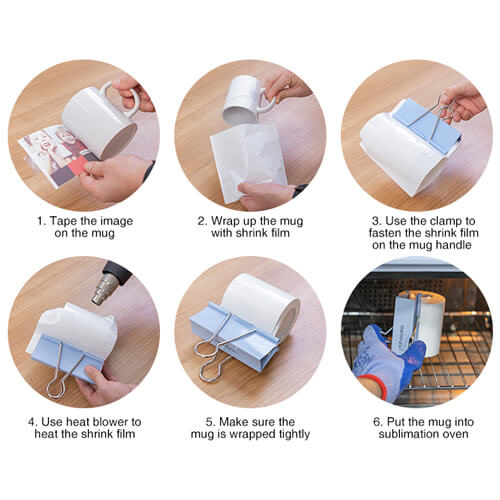 Svorka / klip na smršťovací fólii