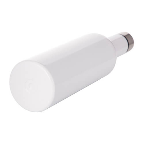 Kovová láhev na víno 750 ml pro sublimaci - bílá