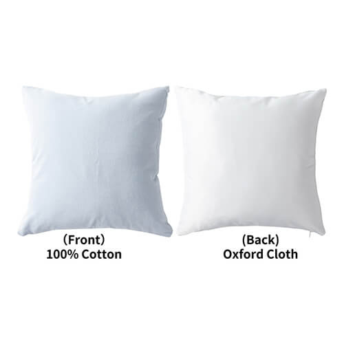 Dvoubarevný povlak na polštář 40 x 40 cm pro sublimaci - modrý