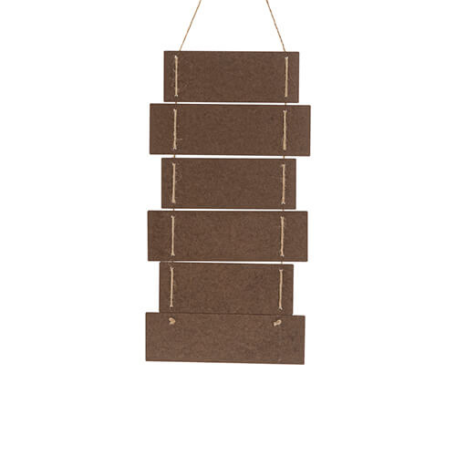 Šest závěsných rámů MDF pro sublimaci