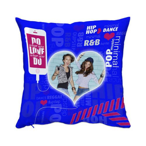 Dvoubarevný saténový povlak na polštář 38 x 38 cm pro sublimaci - Teeneagers