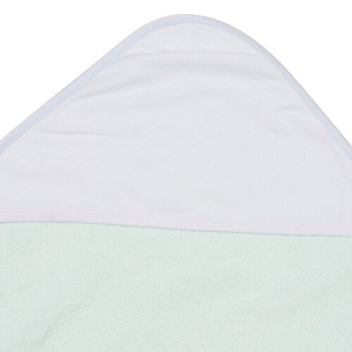 Dětská osuška s kapucí pro sublimaci - světle zelená