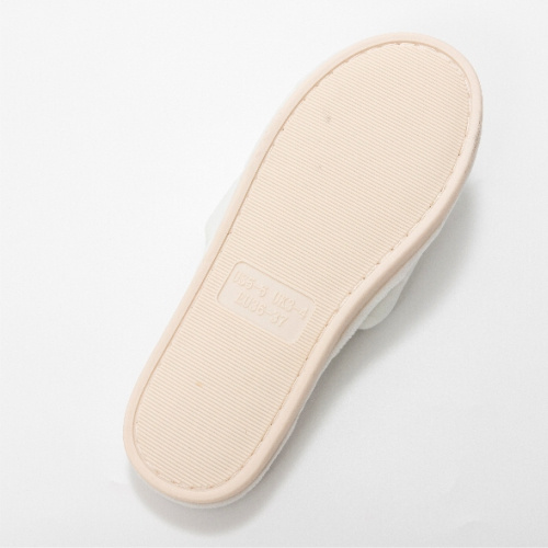 Pantofle pro dospělé s krátkým svrškem pro sublimaci - bílá podrážka