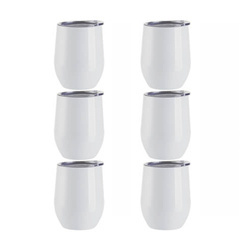 Sada 6 hrnků o objemu 360 ml na svařené víno pro sublimaci