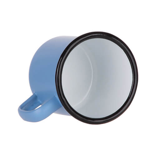 Smaltovaný hrnek 360 ml pro sublimaci - matně modrý