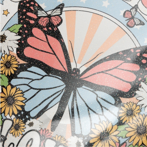 DTF OtterPro třpytivá fólie s potiskem A3 - 50 listů - Rainbow