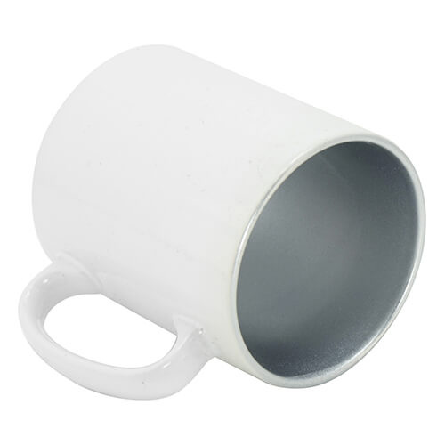 Hrnek 300 ml se stříbrným vnitřkem (sublimace termotransfer)