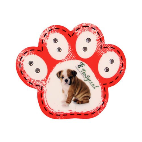 Fotorámeček MDF s magnetem - tlapka-paw - sublimační termotransfer