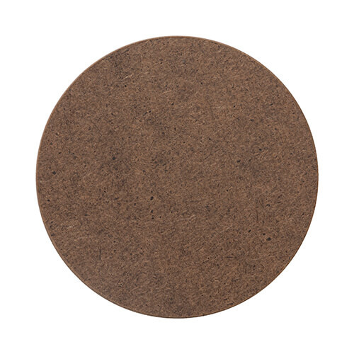 Kruhový fotorámeček z MDF pro sublimaci - 22,8 x 25,4 cm