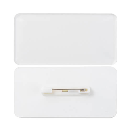 Akrylový odznak 7,6 x 3,8 cm pro sublimaci