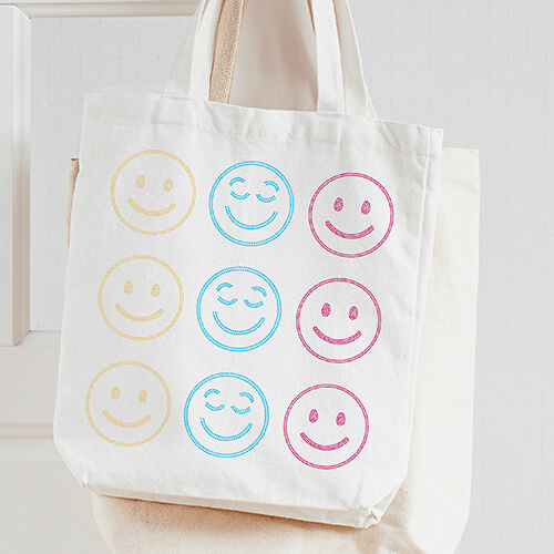 Velký zirkonový plech pro termotransfer - 9 úsměvů