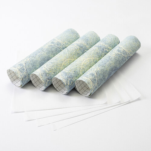 Jezerní zelená přenosová fólie 30,5 x 30,5 cm - 4 ks.