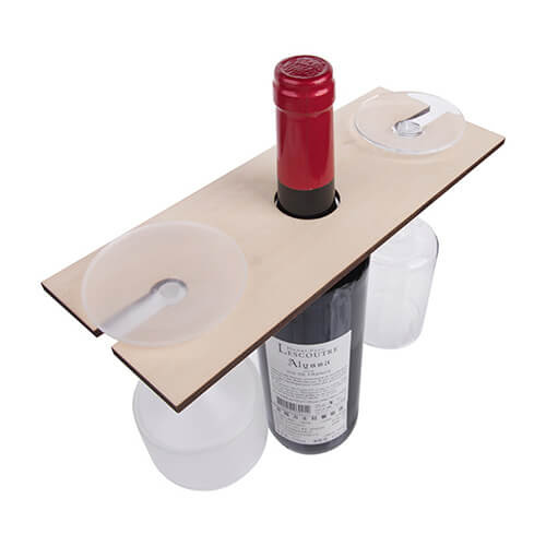 Zátka na láhev vína pro sublimaci - obdélník