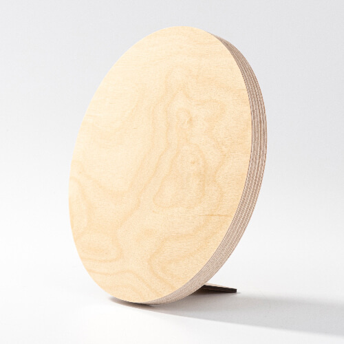 Kulatý překližkový fotorámeček pro sublimaci - Ø 20,3 cm