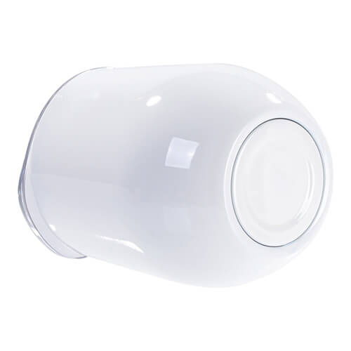 Hrnek na svařené víno 260 ml pro sublimaci - bílý s uzavíratelným otvorem na pití