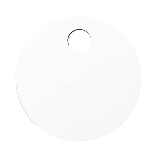 Vláknitá jmenovka na hrnek 480 / 600 / 540 / 750 ml pro sublimaci - kolečko