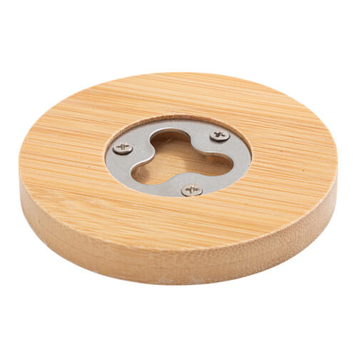 Bambusový kulatý otvírák ∅ 8 cm pro sublimaci