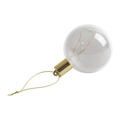 Teplá svítící plastová cetka - sublimační koule