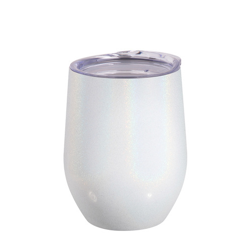 Sada 6 hrnků na svařené víno 360 ml k potisku - duhová bílá