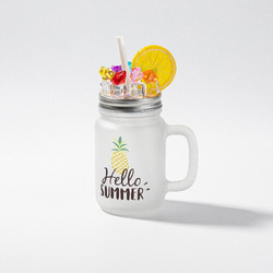 360 ml hrnek na svařené víno pro sublimaci - růžovo-červený