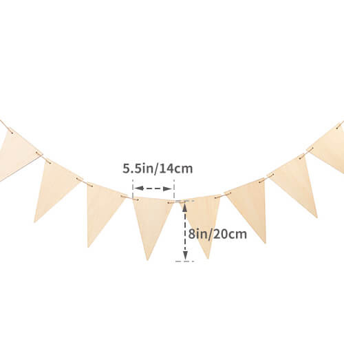 Překližková dekorace na zeď pro sublimaci - 8 trojúhelníků