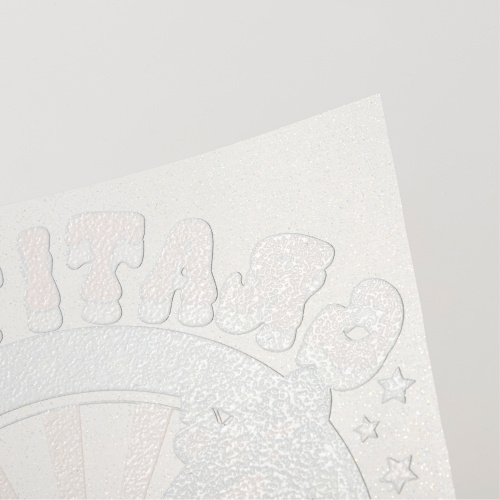 DTF OtterPro třpytivá fólie s potiskem A4 - 100 listů - Rainbow