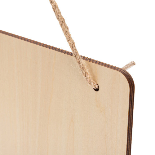 Obdélníkový překližkový závěs na dveře pro sublimaci