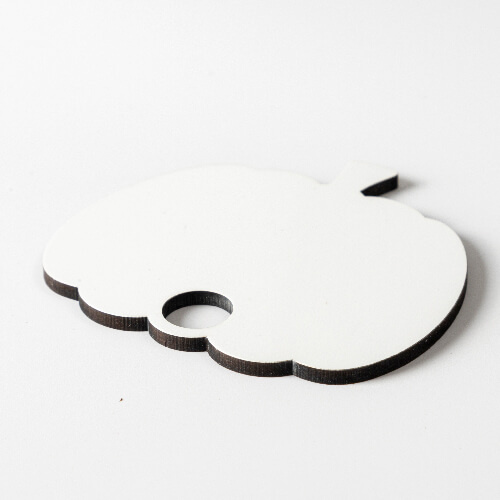 Jmenovka z dřevovláknité desky pro hrnek 780 / 900 / 1050 / 1260 ml pro sublimaci - dýně