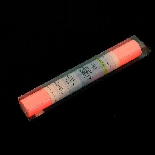 Luminiscenční flexi fólie - růžová, žlutě svítící