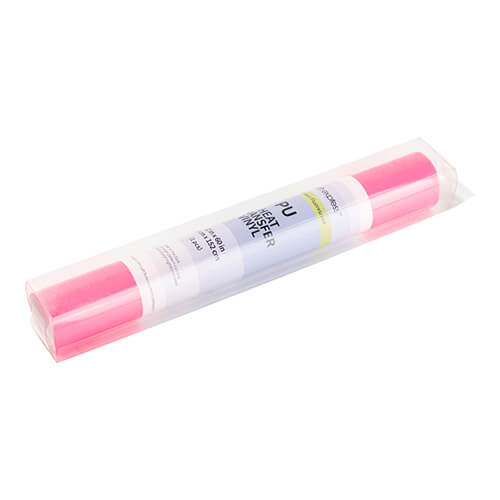 Luminiscenční flexi fólie - růžová, žlutě svítící