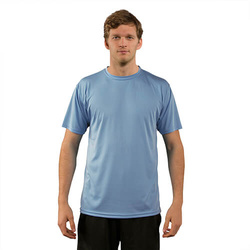 Solární tričko s krátkým rukávem - Columbia Blue