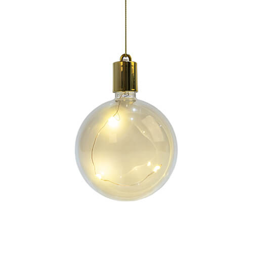 Teplá svítící plastová cetka - sublimační koule